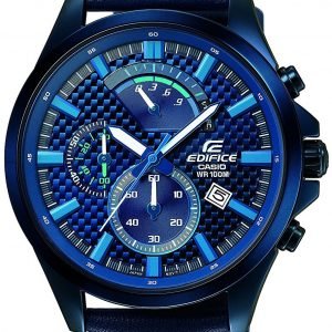 Casio Edifice Efv-530bl-2avuef Kello Sininen / Nahka