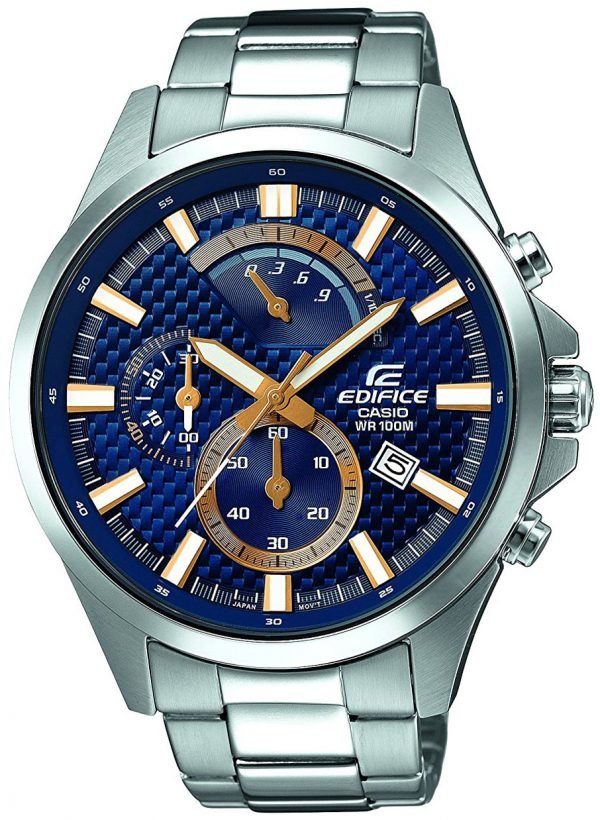 Casio Edifice Efv-530d-2avuef Kello Sininen / Teräs