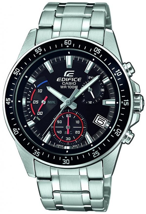 Casio Edifice Efv-540d-1avuef Kello Musta / Teräs