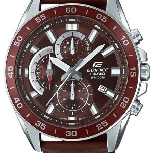 Casio Edifice Efv-550l-5avuef Kello Ruskea / Nahka