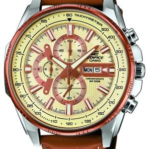 Casio Efr-549l-7avuef Kello Beige / Nahka