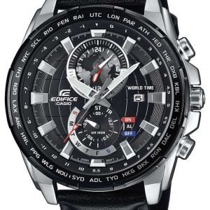 Casio Efr-550l-1avuef Kello Musta / Nahka