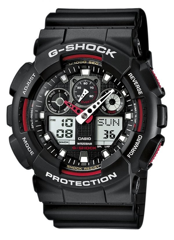 Casio G-Shock Ga-100-1a4er Kello Musta / Muovi