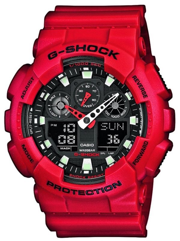 Casio G-Shock Ga-100b-4aer Kello Musta / Muovi