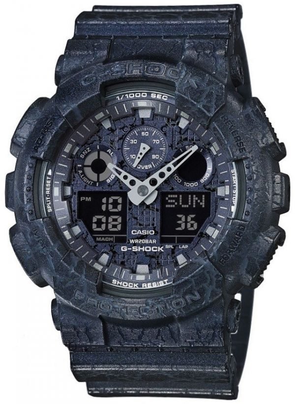 Casio G-Shock Ga-100cg-2aer Kello Sininen / Muovi