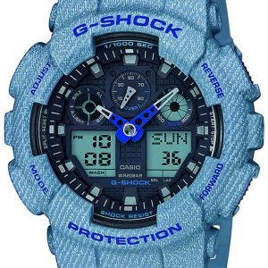 Casio G-Shock Ga-100de-2aer Kello Sininen / Muovi