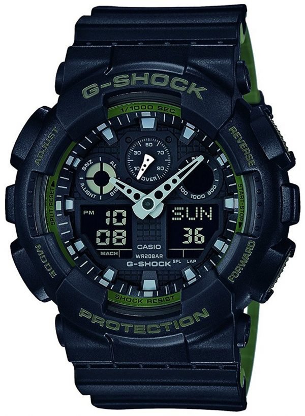 Casio G-Shock Ga-100l-1aer Kello Musta / Muovi