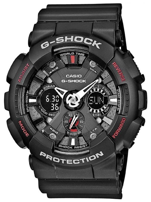 Casio G-Shock Ga-120-1aer Kello Musta / Muovi