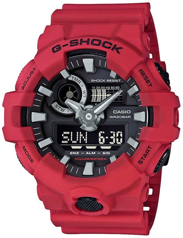 Casio G-Shock Ga-700-4aer Kello Musta / Muovi