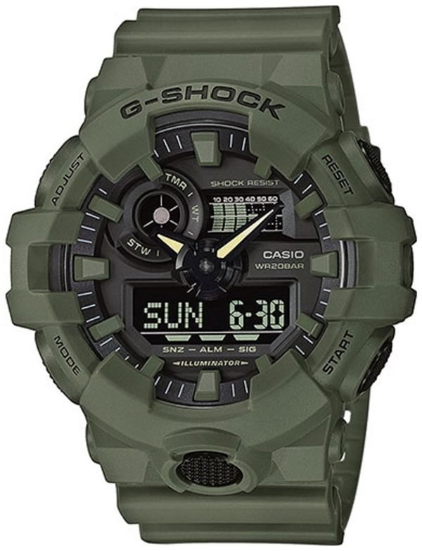 Casio G-Shock Ga-700uc-3aer Kello Musta / Muovi