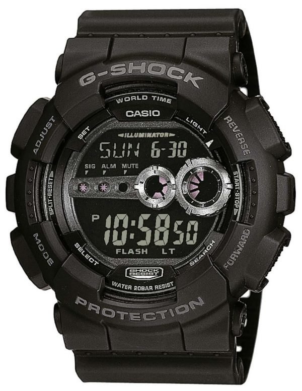 Casio G-Shock Gd-100-1ber Kello Musta / Muovi