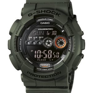 Casio G-Shock Gd-100ms-3er Kello Musta / Muovi