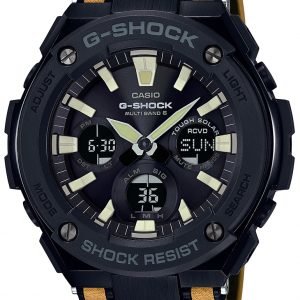 Casio G-Shock Gst-W120l-1ber Kello Musta / Nahka