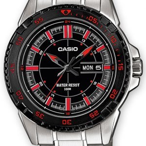 Casio Mtd-1078d-1a1vef Kello Musta / Teräs