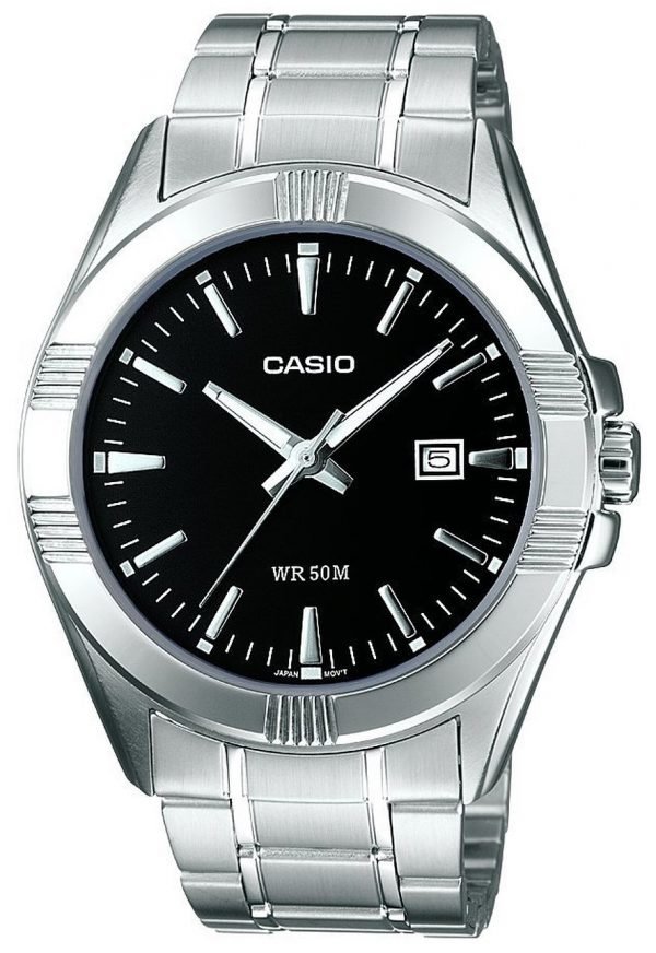 Casio Mtp-1308pd-1avef Kello Musta / Teräs