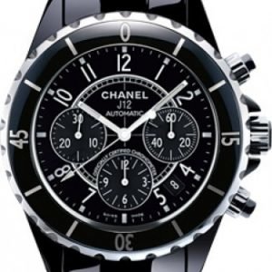 Chanel J12 Chronograph H0940 Kello Musta / Keraaminen