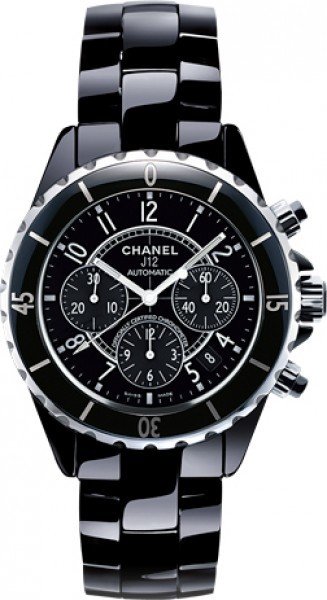 Chanel J12 Chronograph H0940 Kello Musta / Keraaminen