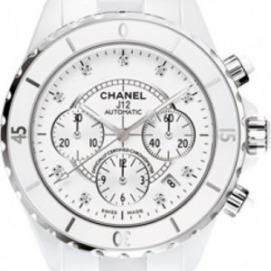 Chanel J12 Chronograph H2009 Kello Valkoinen / Keraaminen