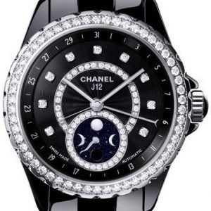 Chanel J12 H3407 Kello Musta / Keraaminen