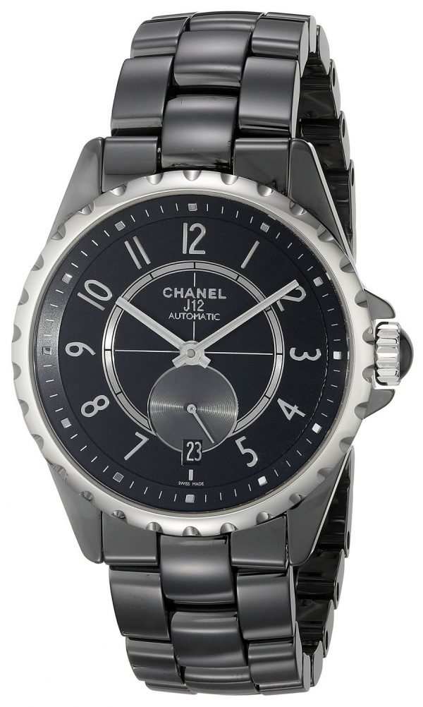 Chanel J12 H3836 Kello Musta / Keraaminen