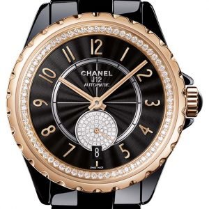 Chanel J12 H3842 Kello Musta / Keraaminen