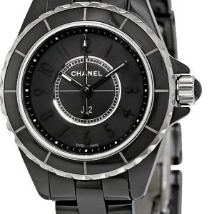 Chanel J12 H4196 Kello Musta / Keraaminen