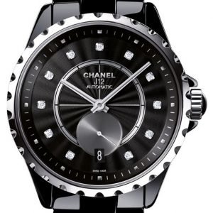 Chanel J12 H4344 Kello Musta / Keraaminen