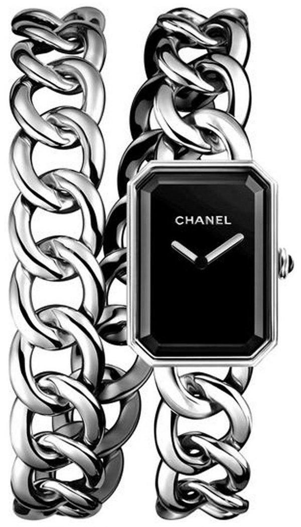 Chanel Premiere H4199 Kello Musta / Teräs