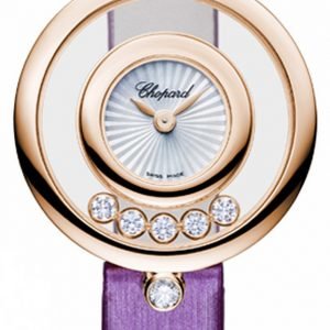 Chopard Happy Diamonds 209415-5001 Kello Hopea / Satiini