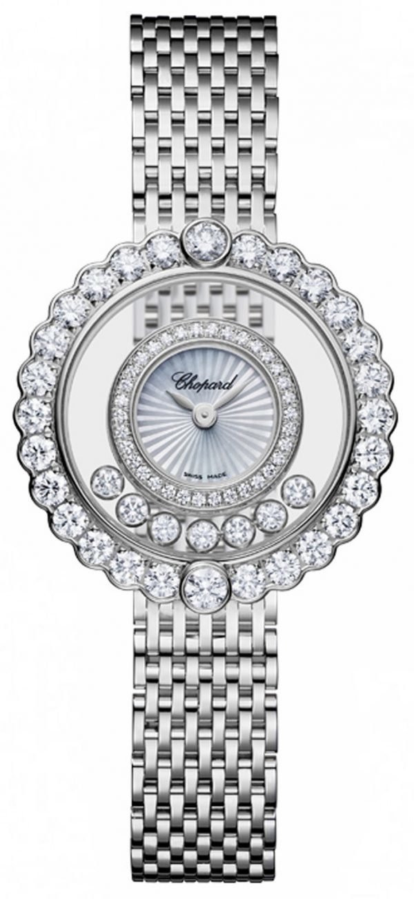 Chopard Happy Diamonds Icons 204180-1201 Kello Valkoinen / 18k