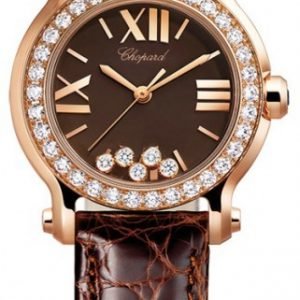 Chopard Happy Sport 274189-5006 Kello Ruskea / Nahka