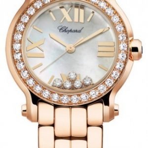 Chopard Happy Sport 274189-5007 Kello Valkoinen / 18k