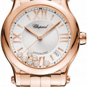 Chopard Happy Sport 274808-5002 Kello Valkoinen / 18k