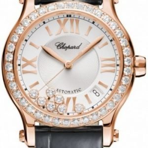 Chopard Happy Sport 274808-5003 Kello Valkoinen / Nahka