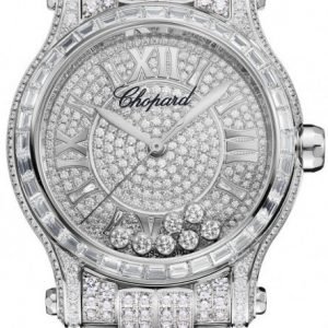 Chopard Happy Sport 274891-1006 Kello Hopea / 18k Valkokultaa