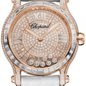 Chopard Happy Sport 274891-5005 Kello Kulta / Nahka