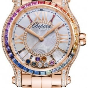 Chopard Happy Sport 274891-5008 Kello 18k Punakultaa