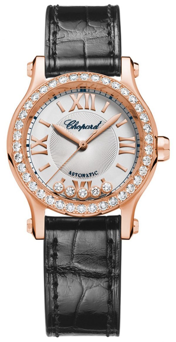 Chopard Happy Sport 274893-5002 Kello Hopea / Nahka