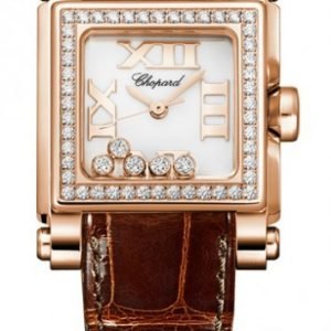 Chopard Happy Sport 275349-5003 Kello Valkoinen / Nahka