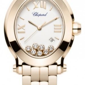 Chopard Happy Sport 275350-5002 Kello Valkoinen / 18k