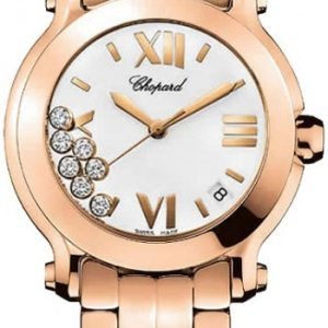 Chopard Happy Sport 277472-5001 Kello Valkoinen / 18k