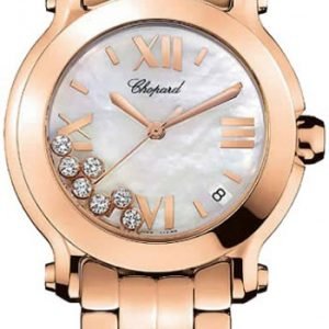 Chopard Happy Sport 277472-5002 Kello Valkoinen / 18k