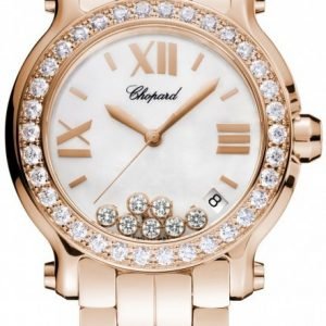 Chopard Happy Sport 277481-5002 Kello 18k Punakultaa