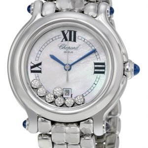 Chopard Happy Sport 278236-3016 Kello Valkoinen / Teräs