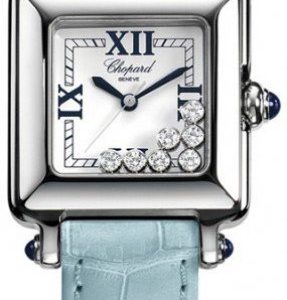 Chopard Happy Sport 278325-3006 Kello Valkoinen / Nahka