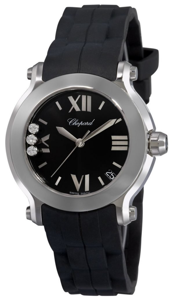 Chopard Happy Sport 278475-3014 Kello Musta / Kumi