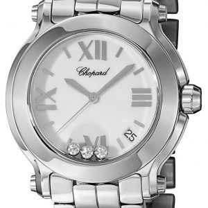 Chopard Happy Sport 278477-3013 Kello Valkoinen / Teräs