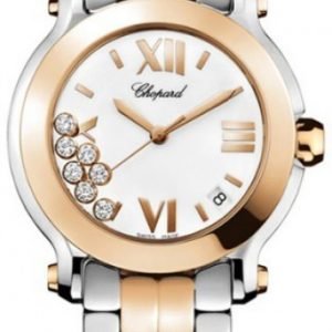 Chopard Happy Sport 278488-9001 Kello Valkoinen / Teräs