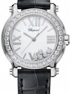 Chopard Happy Sport 278509-3009 Kello Valkoinen / Nahka