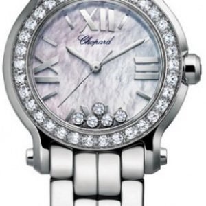 Chopard Happy Sport 278509-3010 Kello Valkoinen / Teräs